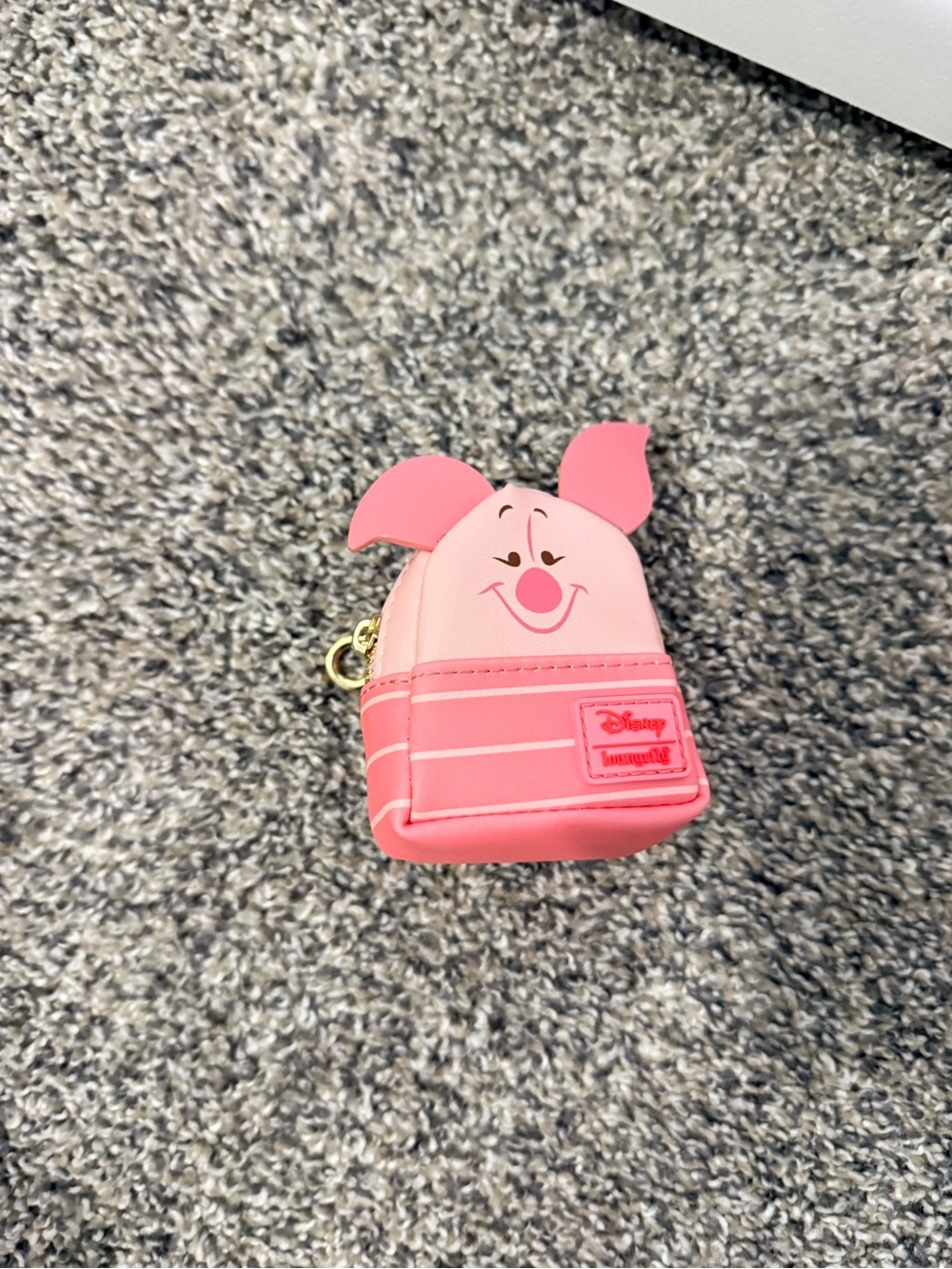 Loungefly Pink Piglet Coin Pouch Key Holder